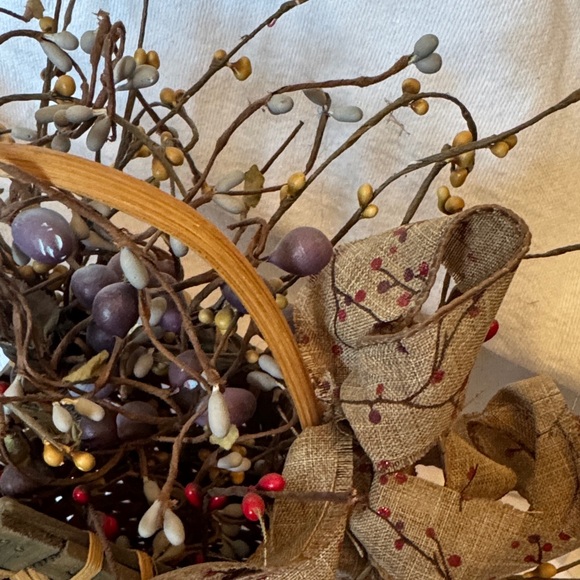 Wicker Basket with Decorative Accents - Picture 3 of 8